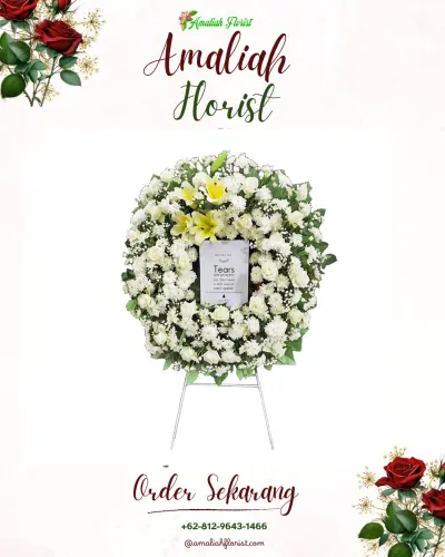 Krans Bunga Duka Cita di Sekaan